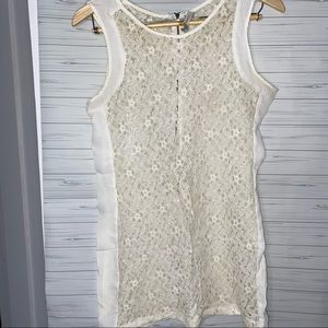 Paper Crane S Small Lace sleeveless tank blouse top